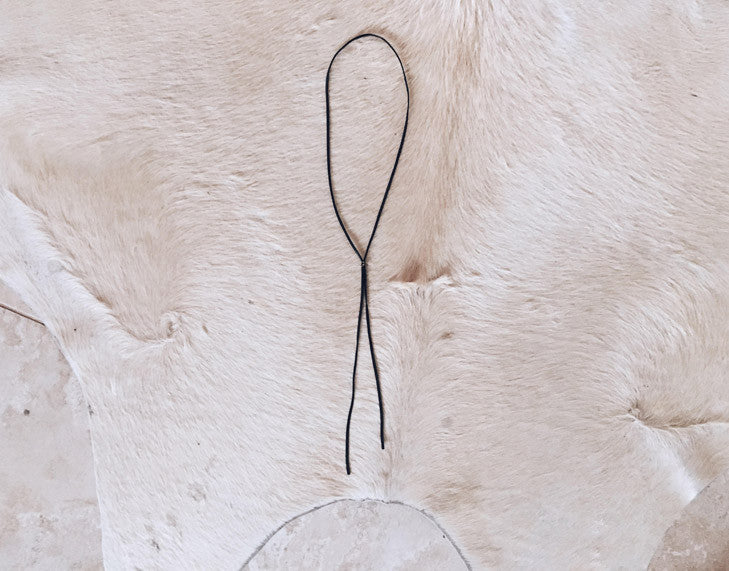 Marfa Leather Bolo Neck Tie