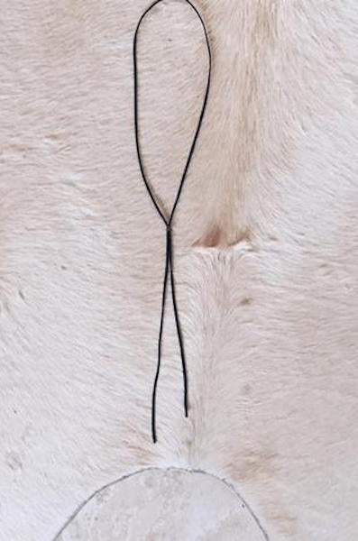 Marfa Leather Bolo Neck Tie