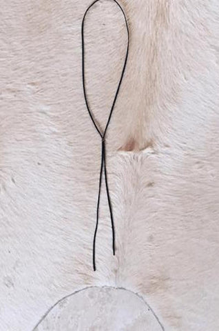 Marfa Leather Bolo Neck Tie