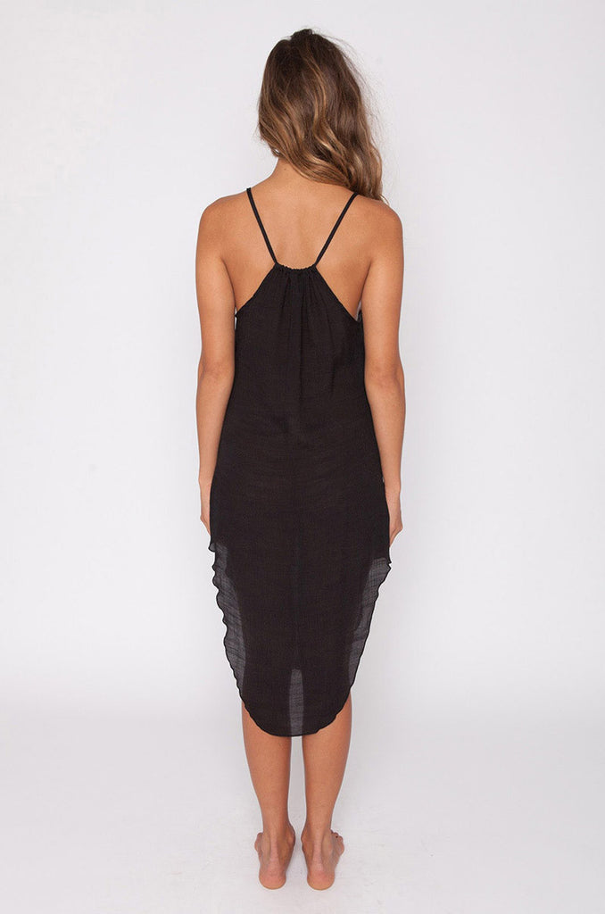 Pearl Button-Down Dress