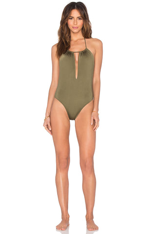 Surry Deep-V One-Piece Swimsuit