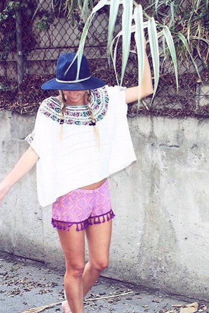 Zoe Fringe Tassel Short